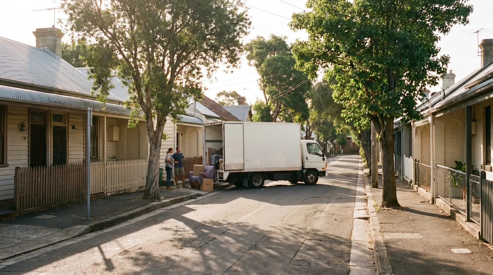 A quiet Berala street of single-storey Federation cottages with no off-street parking